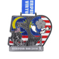 Medalla de bronce de carrera de Malasia personalizada
