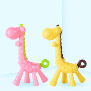 Customized Hot BPA-Free Chewable Silicone Baby Teether Toys Set
