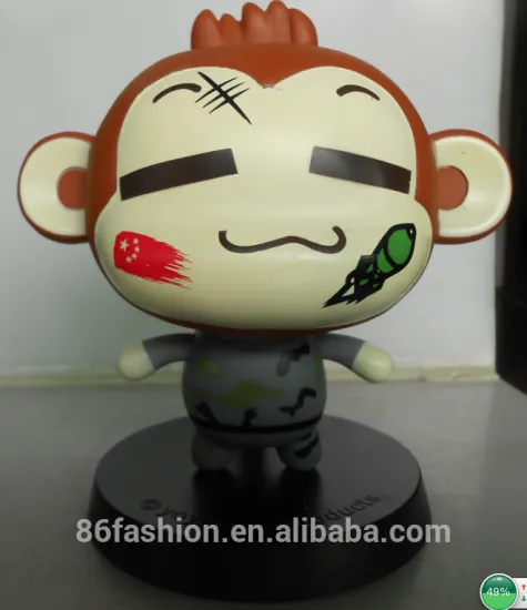 Funny custom plastic figure, Cartoon Yoci plastic fantasy figures