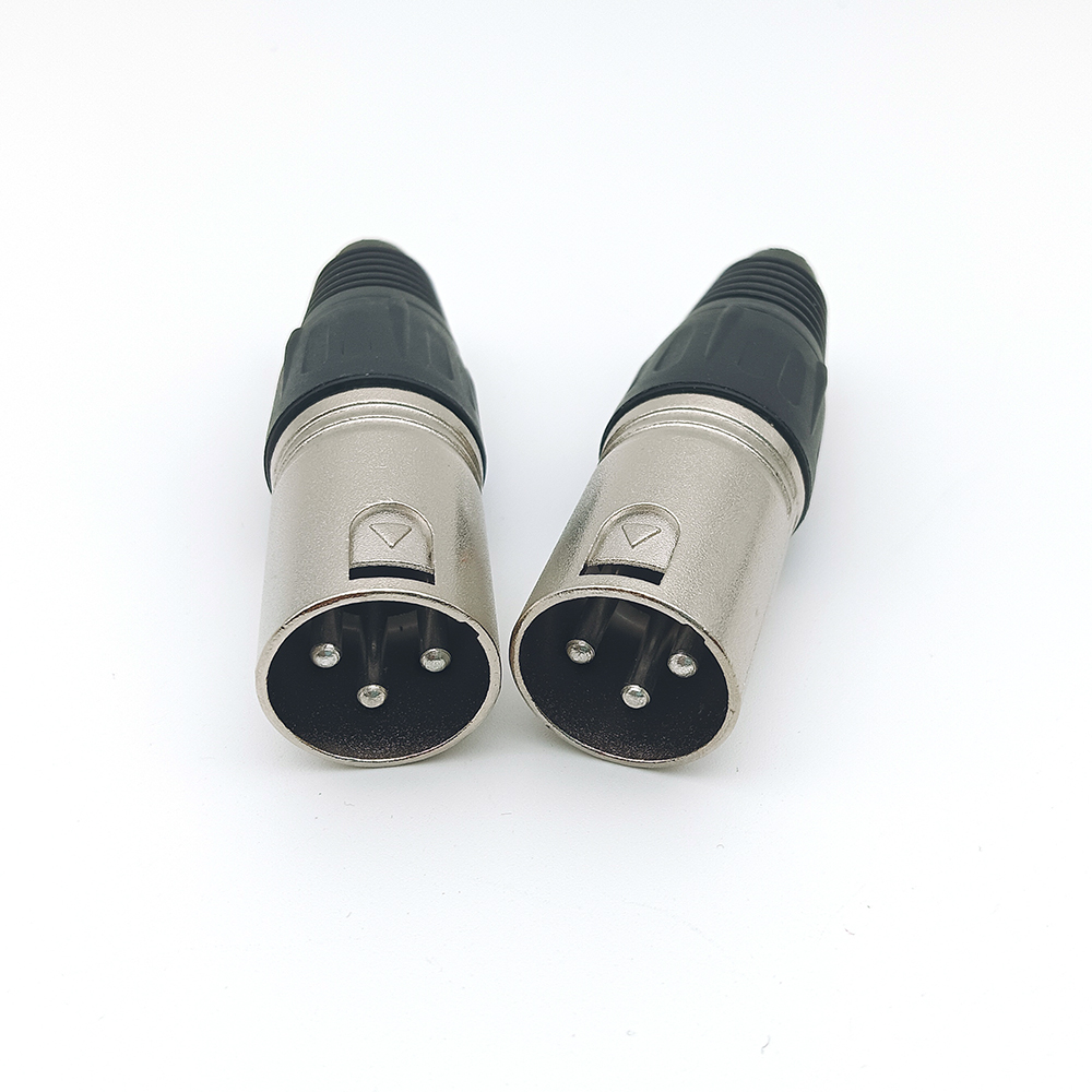 Male Audio Mic Microphone Cable XLR Plug Connector