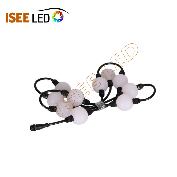 50mm RGB 3D LED LED LED Ball Pixel Haske