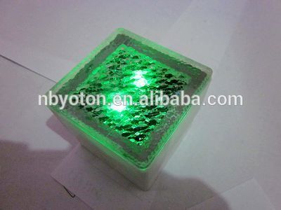 Solar Powered Led Underground Light, 2 LED Solar Brick Light