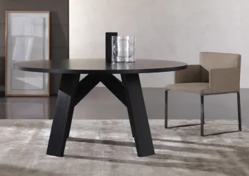 Modern Simple European style Solid wood dinning table
