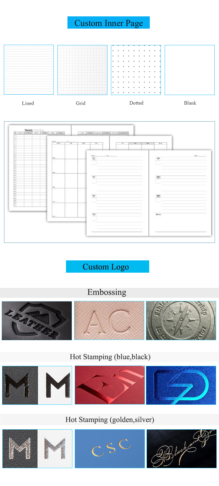 Custom Wholesale Student Note Book Stationary Set School Notebooks