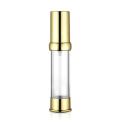 15 ml 30 ml Bester Preis heißer Verkauf als Plastik Augencreme Gold Silber Kosmetische luftlose Lotion Pumpe Flasche