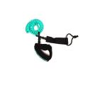 Comfortable cheap coiled leash for paddle board