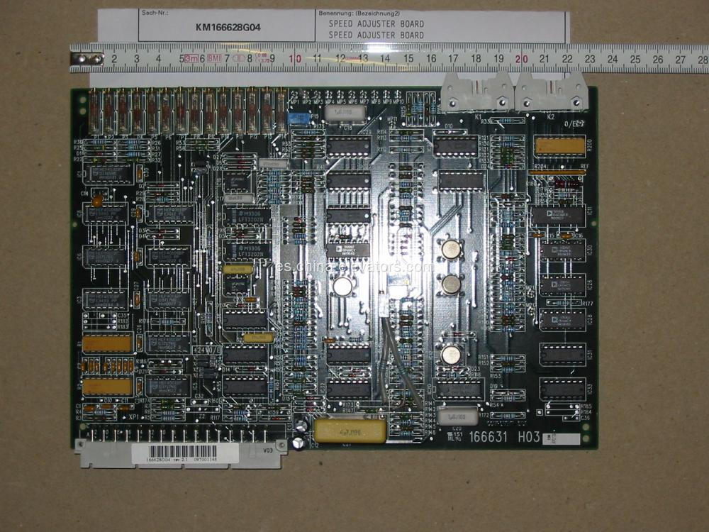 KM166628G04 Tablero de ajuste de velocidad para elevadores Kone