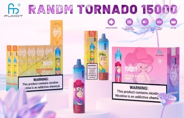 Berkualiti tinggi randm tornado 15000 puffs vape