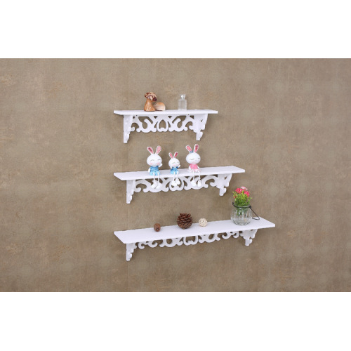 White PVC Home Decoration Display Shelf Storage Hanging