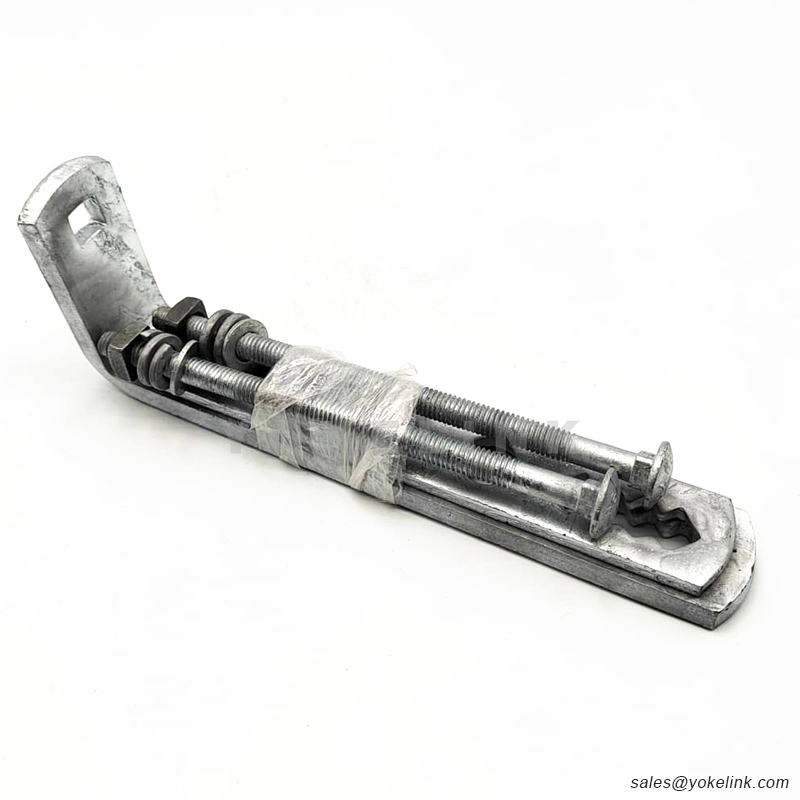 Žárově pozinkovaná ocelová montážní konzola pro výřez pojistky