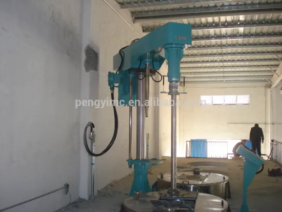 high speed disperser and mixer machine
