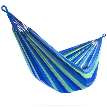 Outdoor Camping Beach Swing Bed: Lightweight Portable 2-Person Brazilian Double Hammock