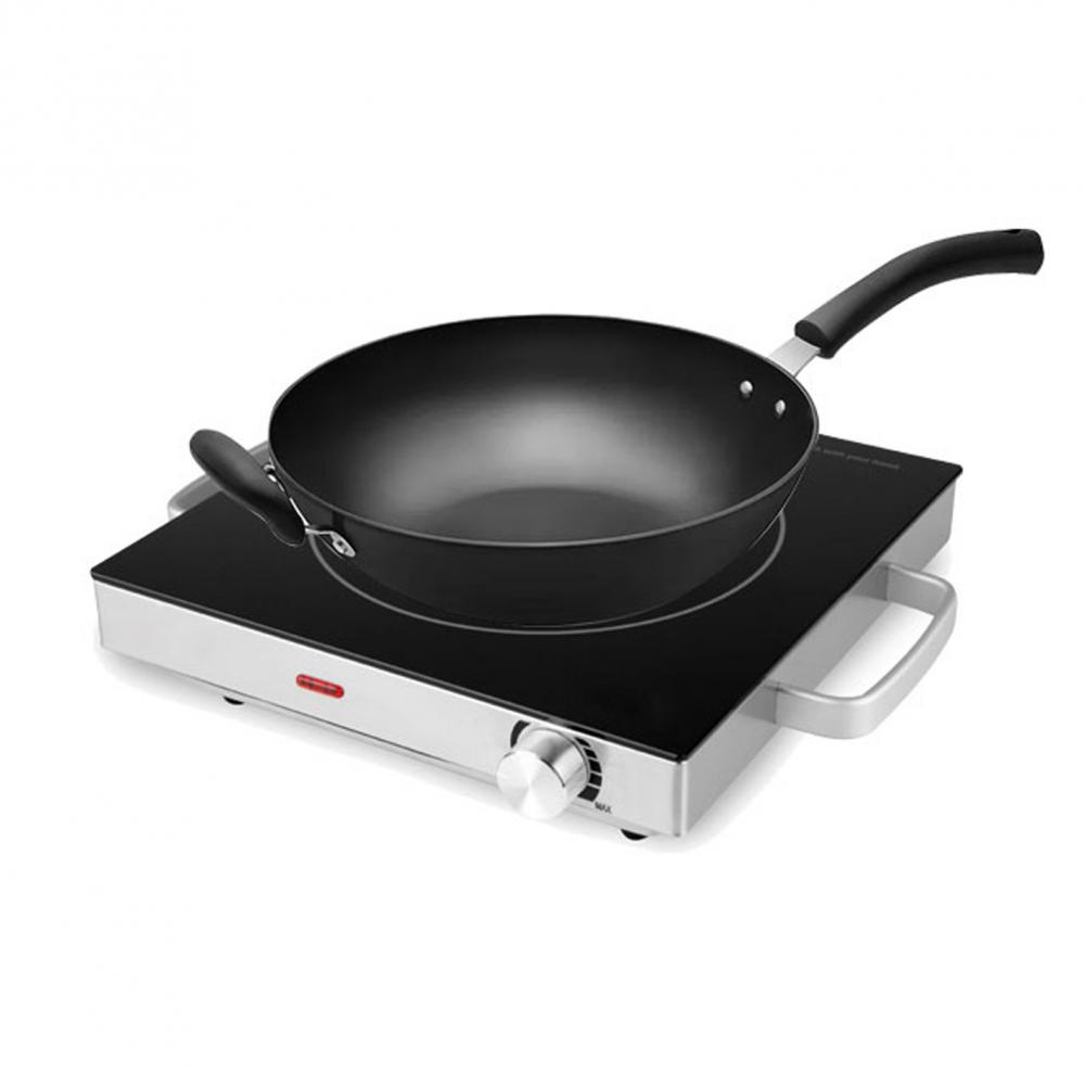 Cooktop de cerâmica elétrica com churrasqueira e vidro de cerâmica