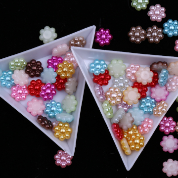Assorted Size and Color WHATSTONE Plastic ABS AHalf Pearls for Craft Projects