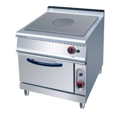 Free-Standing Commercial Kitchen Equipment Gas Lava Rock Grill with Cabinet