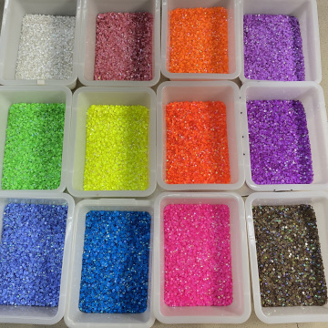 Neon AB Rhinestones for Nail Decoration in Various Sizes: SS6, SS8, SS10, SS12, SS16, SS20, SS30
