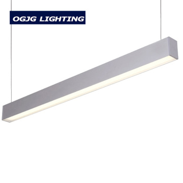 İnce alüminyum gövde kolye ışıkları: Ofis süspansiyonu için 4ft ila 8ft LED doğrusal aydınlatma armatürleri