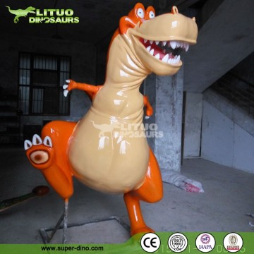 Park Decoration Colorful Cute Resin Dinosaur Sculpture