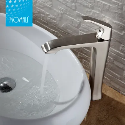 2016 Hot Sale Online Shopping Nickel Brushed Basin Faucet Counter Top Wash Basin Faucet