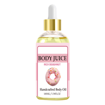 Private Label Shimmer Anti-Dryness Smoothing Body Oil Essential Blend