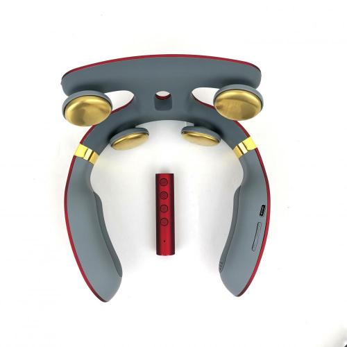 Massageador de pescoço portátil com controle remoto massageador corporal