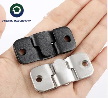 Hot Sale Customized Metal Photo Frames with E-Type Hanging Hook Plates - 35x38mm Stainless Steel
