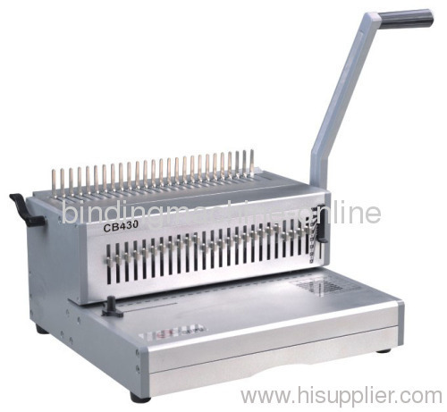 Legal Size Plastic Ring Binding Machine 