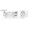 Belt Elevator Gearless Traction Machine