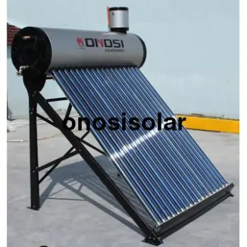 Pre-heated solar water heater with copper coil