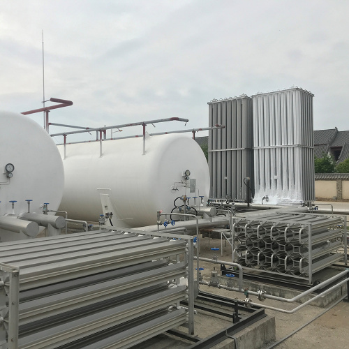 Hot Jual Tangki penyimpanan LNG Cryogenic Horizontal Cryogenic Vertikal untuk Rusia