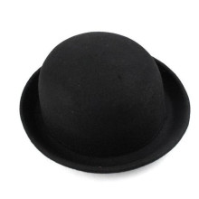 2016 venta caliente negro fieltro sombrero fiesta