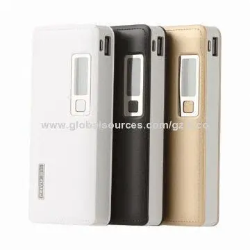 Power Banks with 13,000mAh A-grade LiPo Battery and LCD Display
