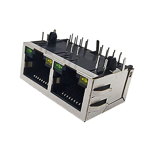 RJ45 Modular Jack med halvskydd