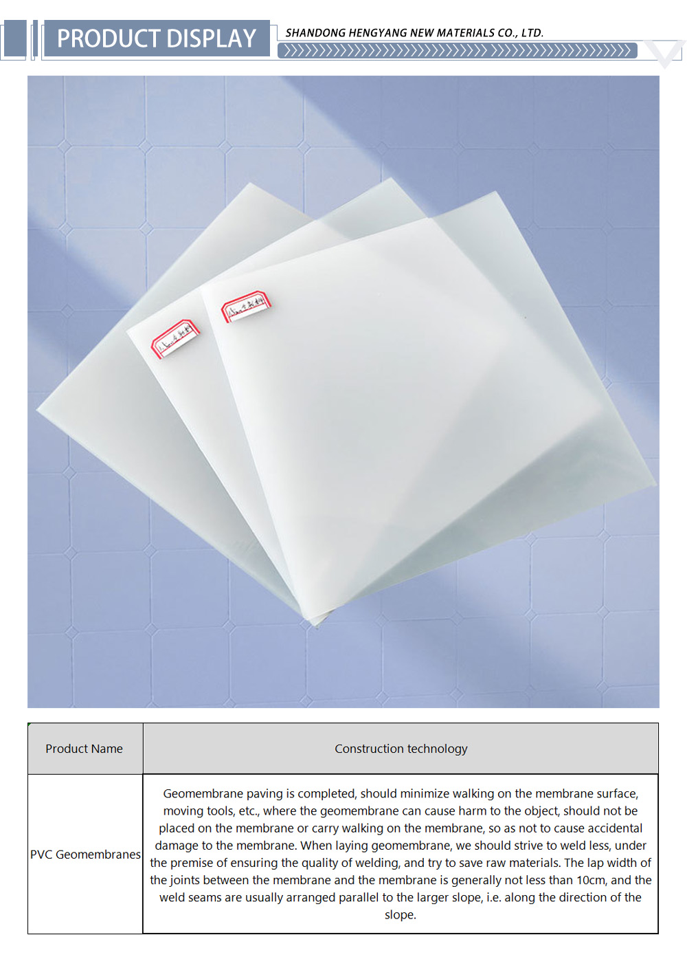 PVC Geomembranes 39-X