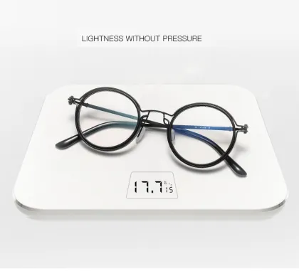 Progressive Multi-Focus Reading Glasses For Men And Women Retro Anti Blue Light Reading Glasses