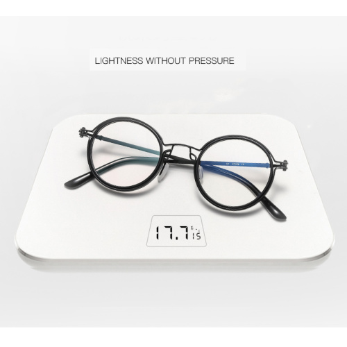 Óculos de leitura progressivos de vários focos para homens e mulheres retro anti-azul de leitura leve
