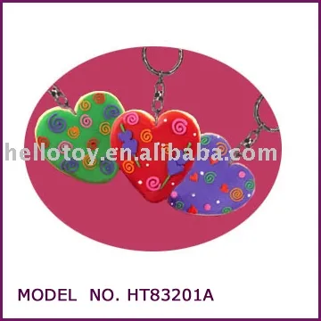 Wooden Gift - Wooden heart notepad with keychain (HT83201A)