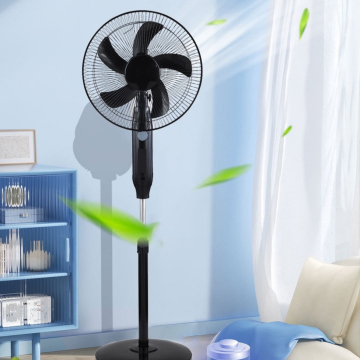 ECO Friendly Hot Sale: 12000mAh 16Inch 15W Solar Panel Electric Fan for Home and Outdoor Use