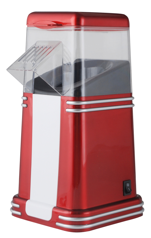 Hot-Air Electric Popcorn Maker  Red & White popcorn machine