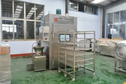 Professional Fish Meat Bacon Smoking Machine - HUAGANG 30-1000kg Capacity Smoke Oven Price