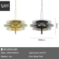 Luxo Modern Golden Decorative Lustre Light Light Room