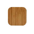 Chargeur sans fil Qi Pad en bois Pad de charge