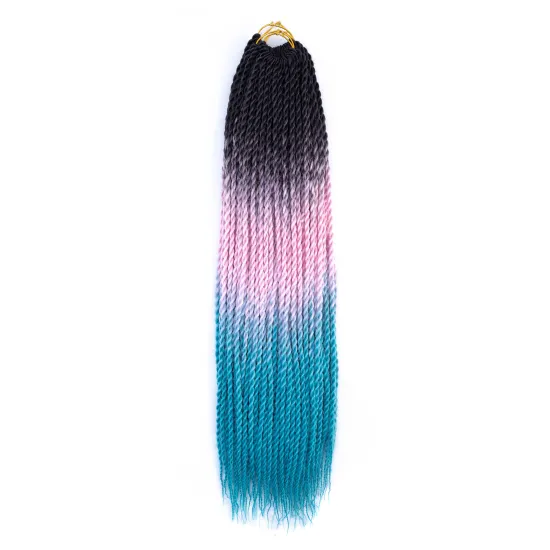 MYZYRbraid Crochet braid 20 inch 20 Roots/pack Grey Synthetic Braiding Hair extension Heat Fiber Bulk Crochet braid
