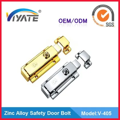 Top safety door latch/elastic door flat bolt/door safety bolt
