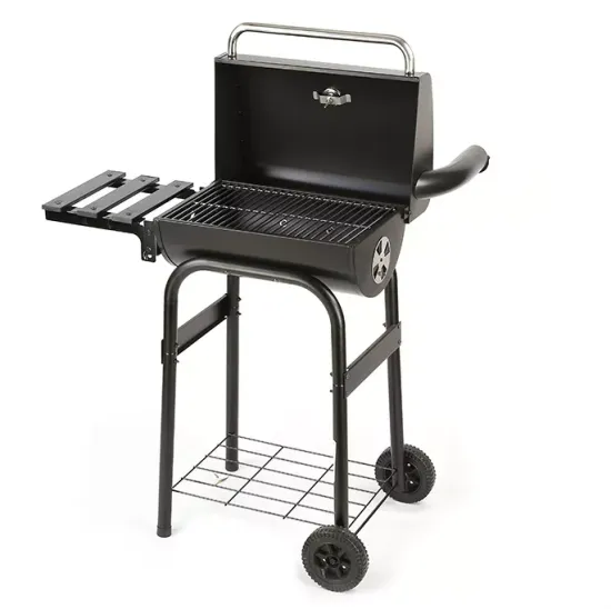 Hot sale charcoal braai charcoal smoker barbecue grill with chimney