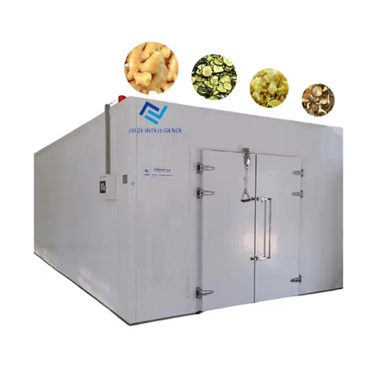 PLC Intelligent Control Dehydrator Machine for 60kg/h Cassava Drying with 10 Trays