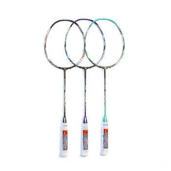 4th Generation Graphite-fiber Badminton Rackets 30 LBS Tension Ultra Light 58g