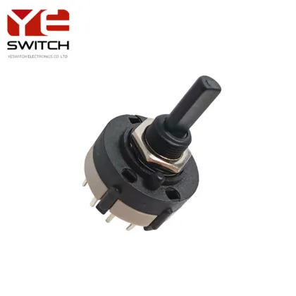 2 Pole 6 Positions PCB Mount Rotary Switch