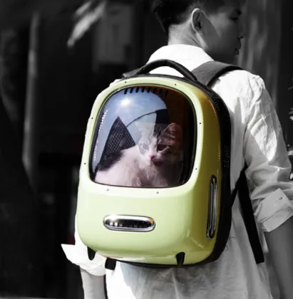 Eco-Friendly Cute Capsule Bubble Air Pet Carrier