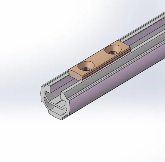 Factory Direct Selling Slide Aluminum Joint Pipe Clamp For Aluminum Profile Pipe